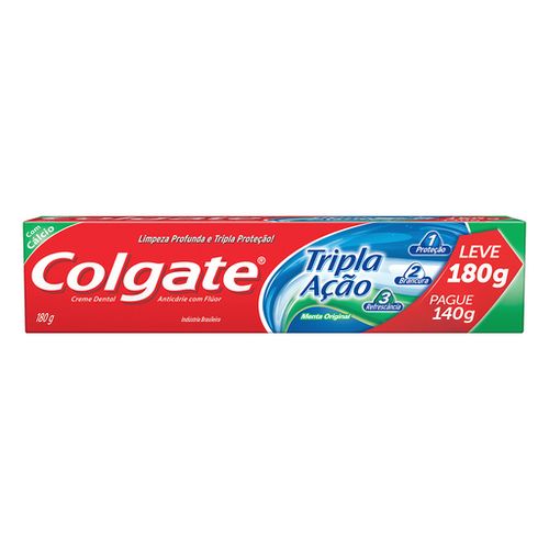 Creme Dental Colgate Tripla Acao Menta Orignal L180P140G