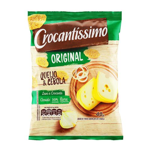 Snack De Trigo Crocant.Queijo/Cebola 45G