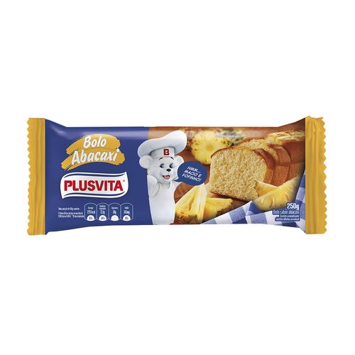 Bolo Plus Vita Abacaxi 250G