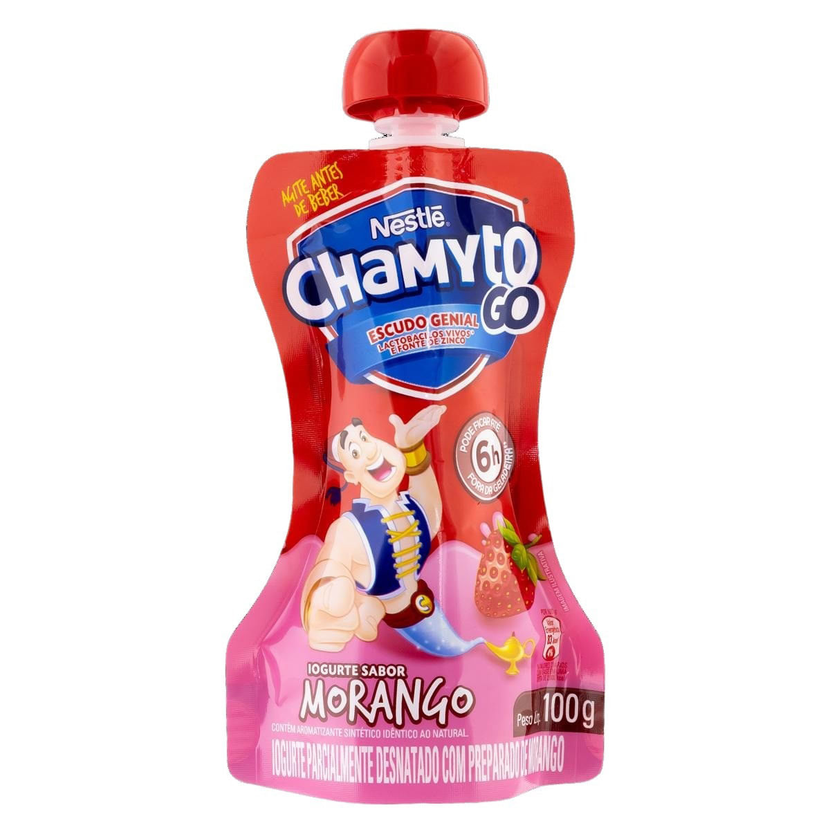 Iogurte liquido chamyto go morango 100G