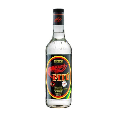 Aguardente Pitu Vidro 965ML