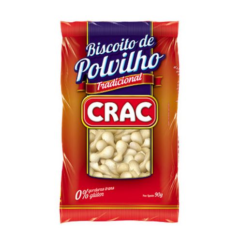 Biscoito Polvilho Crac Tradicional 90G
