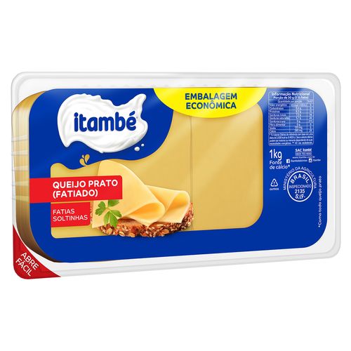 Queijo Prato Itambe Fatiado 1KG