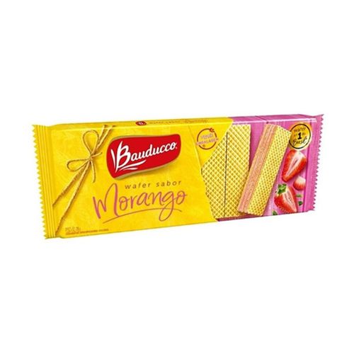 Biscoito Bauducco Wafer Morango 92G