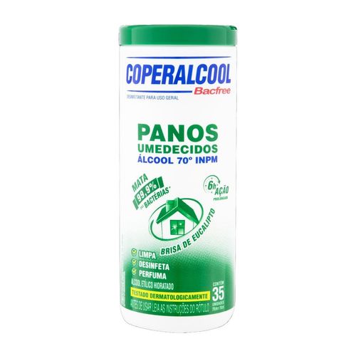 Pano Multiuso Coperalcool Umid.Eucalipto C/35
