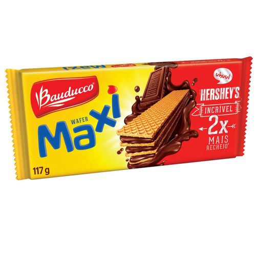 Biscoito Bauducco Recheado Chocolate 140g, Supermercado Soares