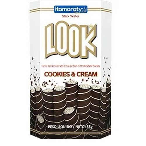Biscoito Itamaraty Look Cookies & Cream 55G