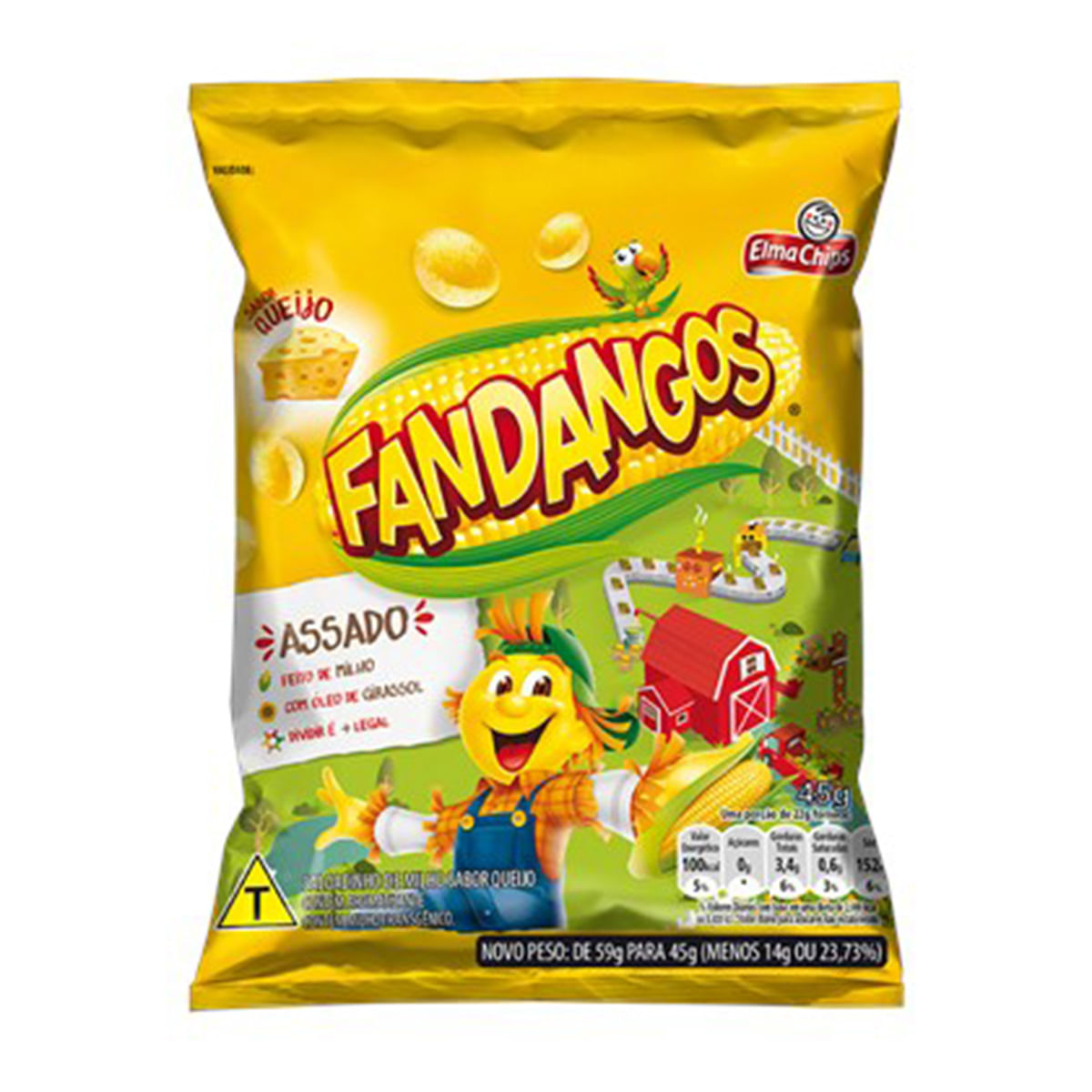 Salgadinho Fandangos Queijo 45g 4693