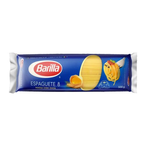Macarrao Barilla Com Ovos Espaguete 8 500G