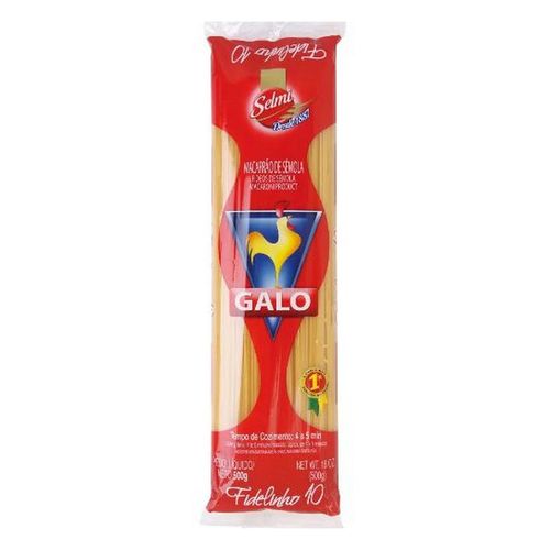 Macarrao Galo Semola Fidelinho 500G