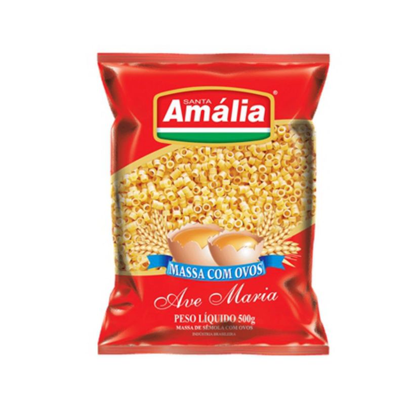 Macarrao-santa-amalia-ovos-ave-maria-500G