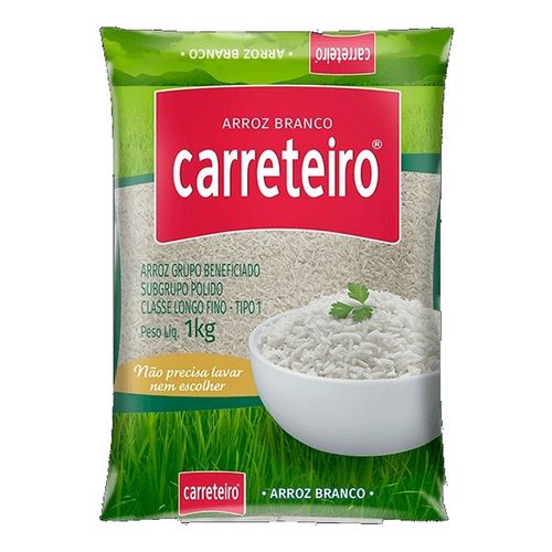 Arroz Carreteiro Branco 1KG