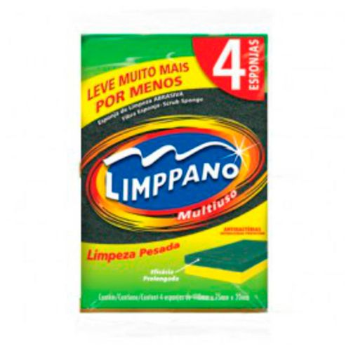 Esponja Limppano Multiuso Embalagem Economica  L4P3