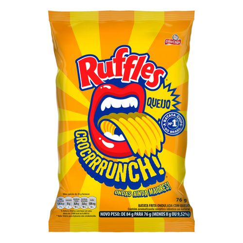 Batata Ruffles Queijo 76G