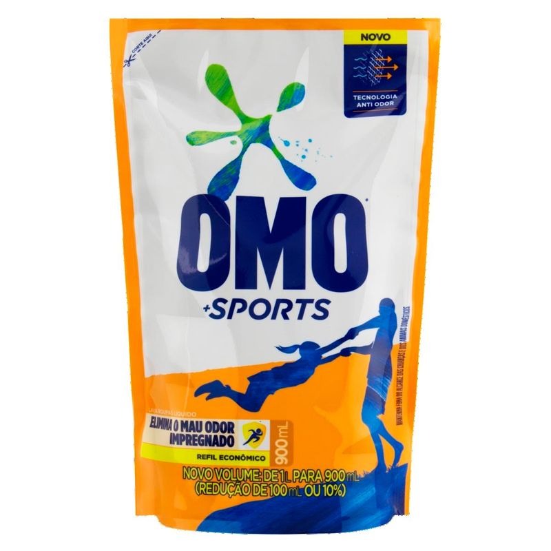 Lava-roupas-omo-liquido-sports-sachet-900ML