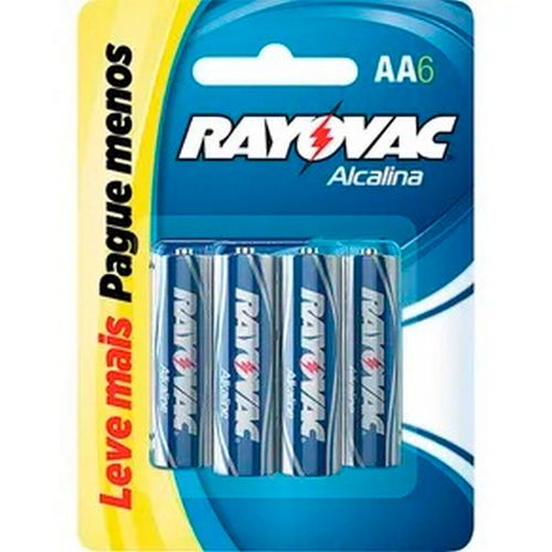 PILHA RAYOVAC SM PEQUENA PROMO LV +/ PG- C/8