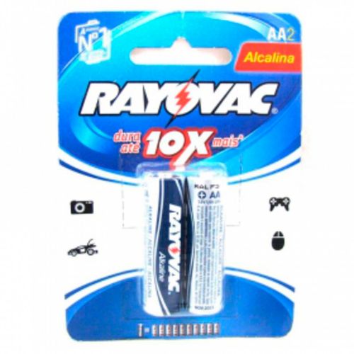 Pilha Rayovac Alcalina Sm Pequena C/2AA