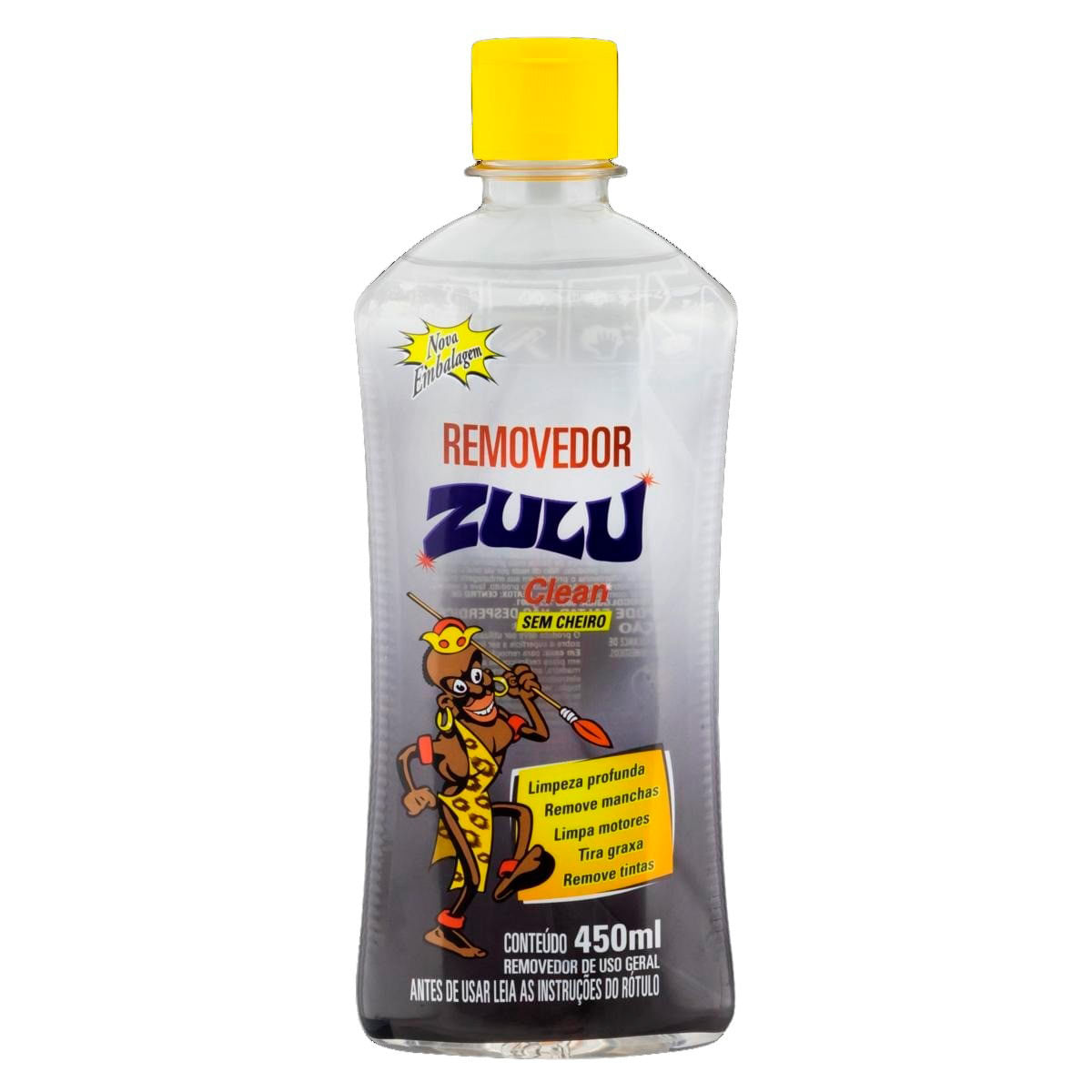 Removedor Zulu Clean 450ML - Supermercados Casa do Sabão