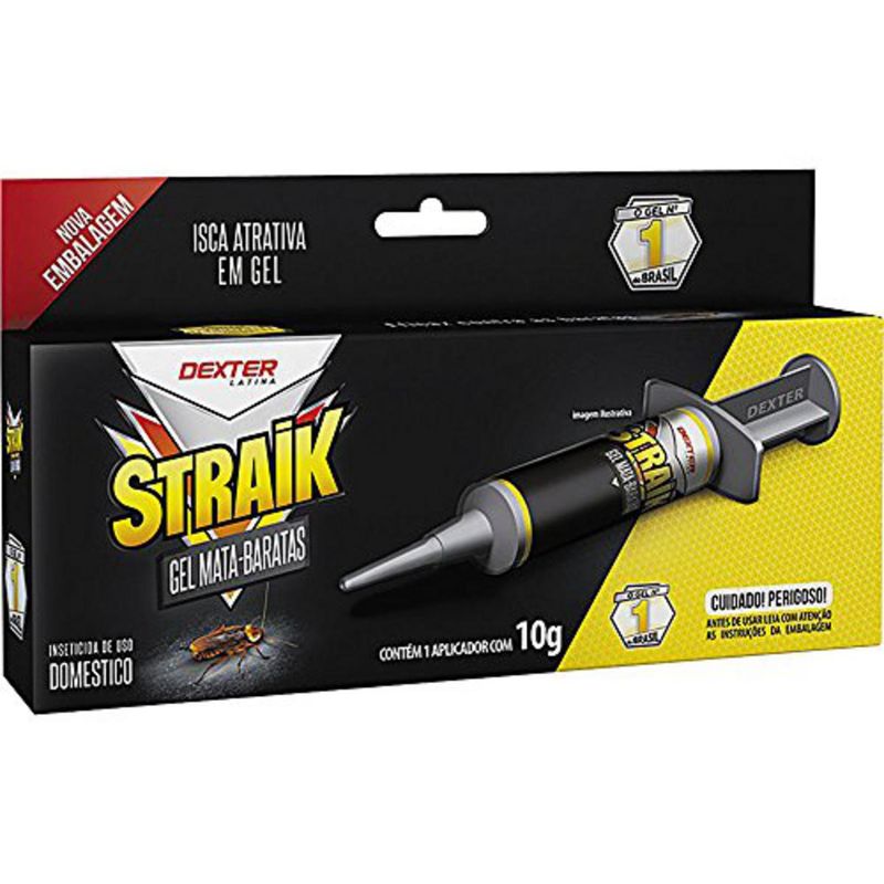Inseticida-straik-gel-mata-baratas-10G