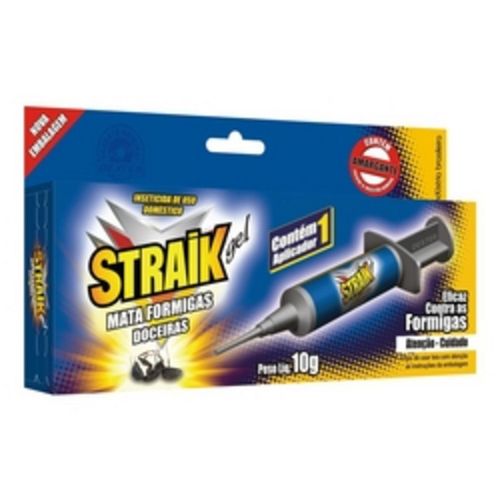 Inseticida Straik Gel Mata Formigas 10G