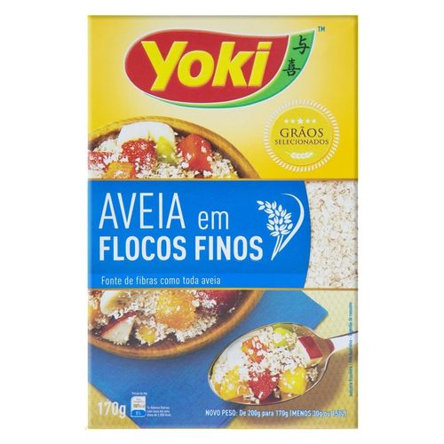 Aveia Yoki Flocos Finos 170G