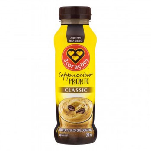 Cappuccino 3 Coracoes Pronto Classic 260ML