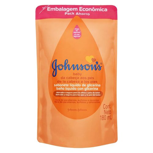Sabonete Liquido Johnsons Baby Cabeca Aos Pes Ref 180ML