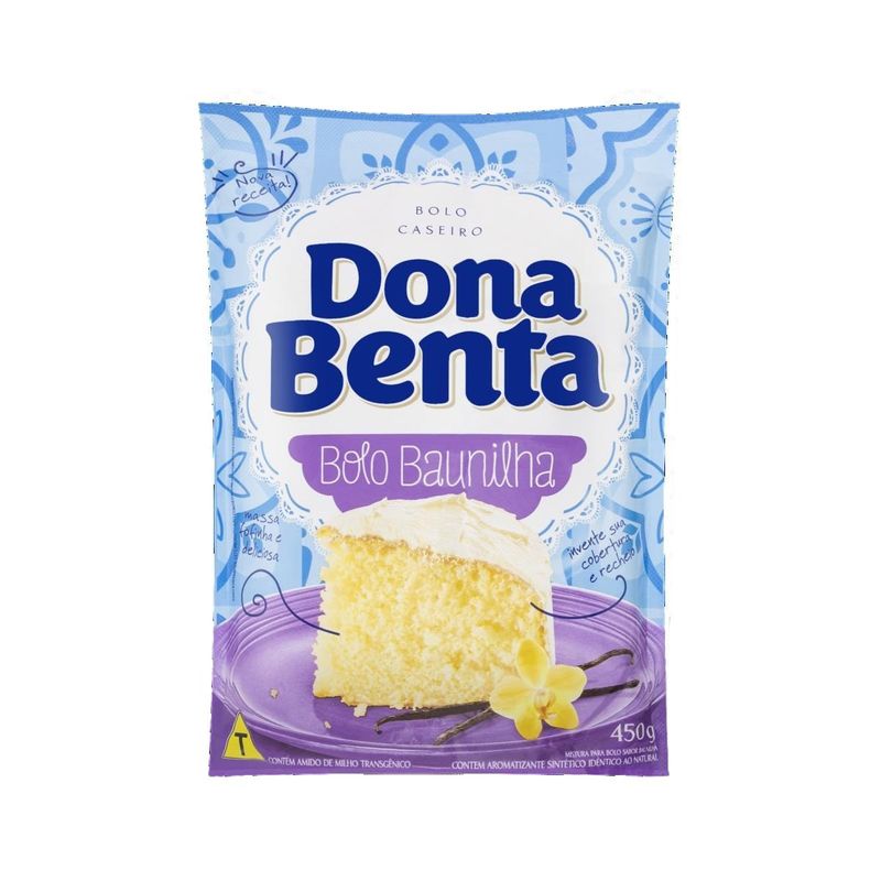 Mistura-bolo-dona-benta-baunilha-450G