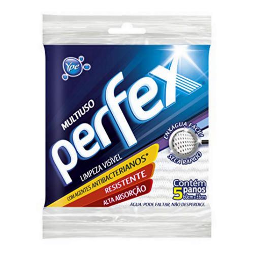 PANO MULTIUSO PERFEX BRANCO C/5