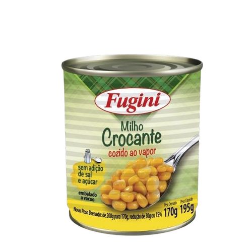 Milho Verde Fugini Ao Vapor Lata 200G