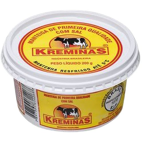 Manteiga Kreminas Com Sal 200G