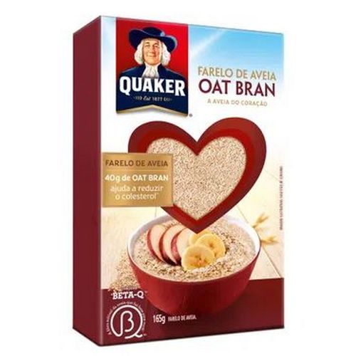 Aveia Quaker Oat Bran 165G