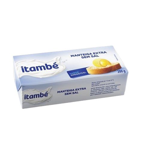 Manteiga Itambe Tab.Sem Sal 200G