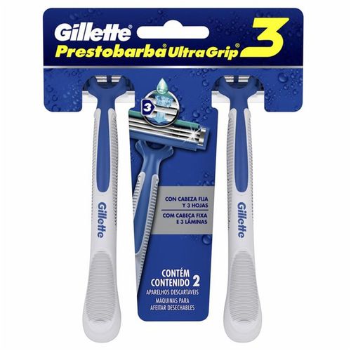 Aparelho Prestobarba Ultragrip 3 C/2 UN