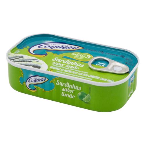 Sardinha Coqueiro Oleo Com Limao 125G