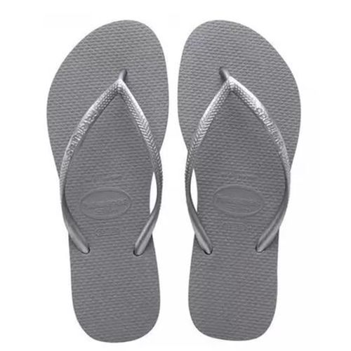 Sandalia Havaianas Slim Cinza Aco 35/36 PAR