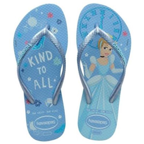 Sandalia Havaianas Kids Princess Azul 31/32 PAR