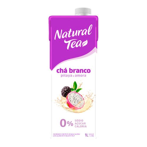 Cha Natural Tea Branco Pitaya E Amora 1L