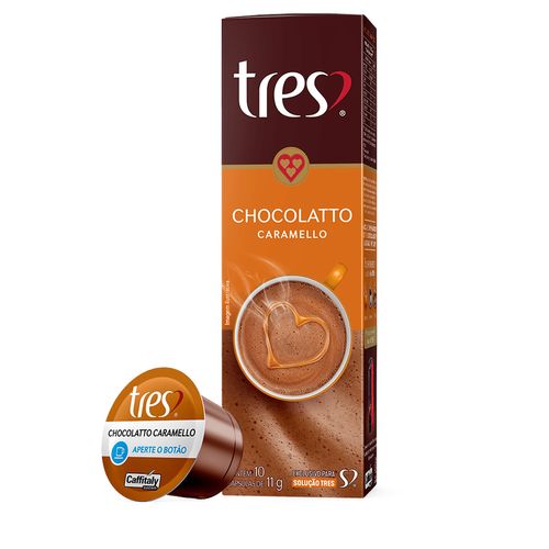 Capsula Tres Chocolatto Caramello 10X10,5G