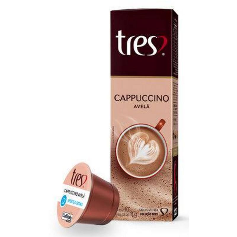 Capsula-tres-cappuccino-avela-10X11G