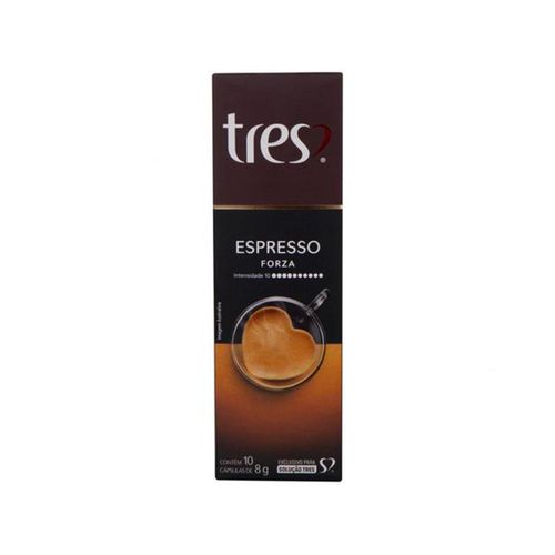Capsula Tres Cafe Expresso Forza 10X8G