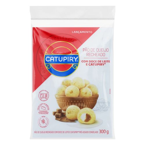 Pao Queijo Catupiry D.De Leite Recheado 300G