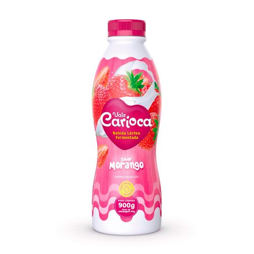 Bebida Lactea Vale Carioca Morango 900ML