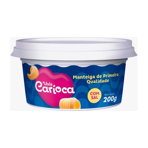Manteiga vale carioca pote c/sal 200G