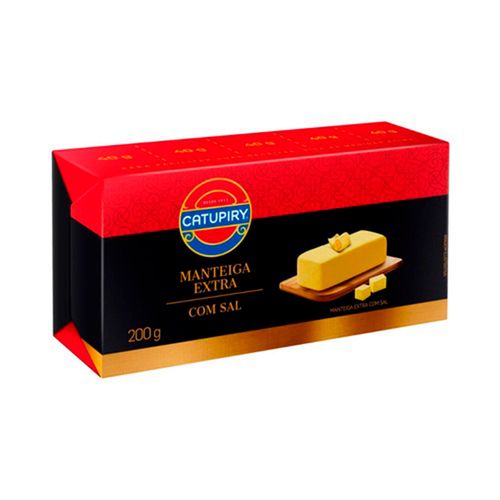Manteiga Catupiry Tablete Com Sal 200G