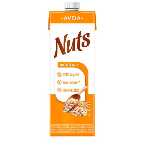 Bebida Vegetal Nuts Aveia Zero Tp 1L
