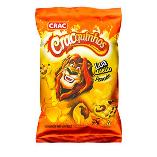 Salgadinho Cracquinho Lua Queijo 50G
