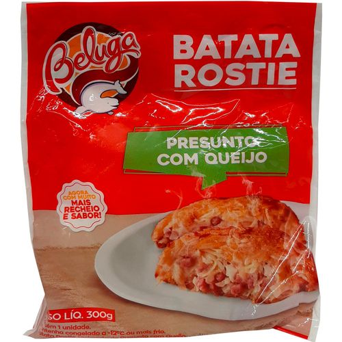 Batata Beluga Rostie Presunto Com Queijo 300G