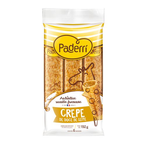 Crepe Paderri Doce De Leite 192G