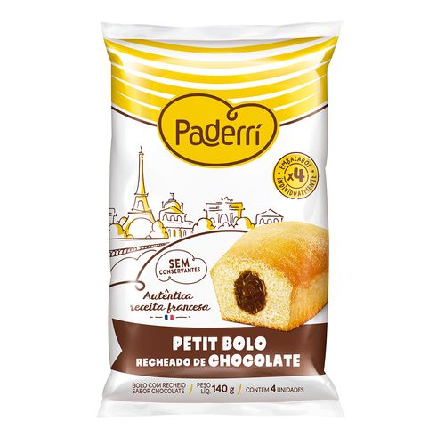 Petit Bolo Paderri Rech.Chocolate 140G